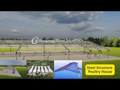 Geflügelfarmgebäude mit Stahlkonstruktion