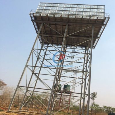 Umweltfreundlicher Stahl-Wasserbehälter-Turm für grüne Gebäude