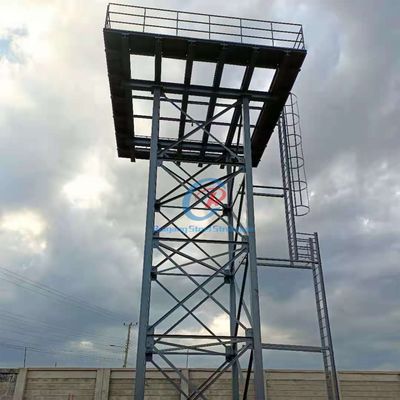 Hochhäuser mit schwerer Stahlkonstruktion Wasserbehälterturm für verzinkten Wasserbehälter