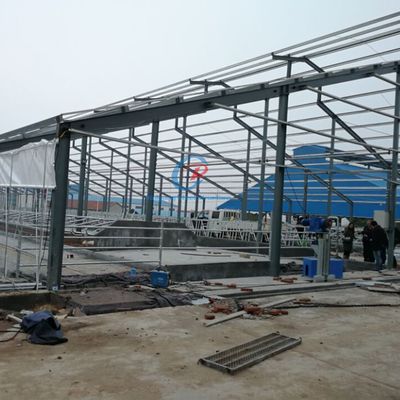 Vorgefertigte Stahlviehställe, moderne Stahlkonstruktion Bauernhof