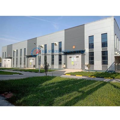 Gewerbliche Stahlgebäude Maßgeschneiderte Q345b Q235b Stahlkonstruktionswerkstatt