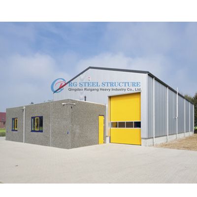 Erdbebenbeständige Stahlkonstruktionen Werkstatt, Modularbau von Stahlgebäuden