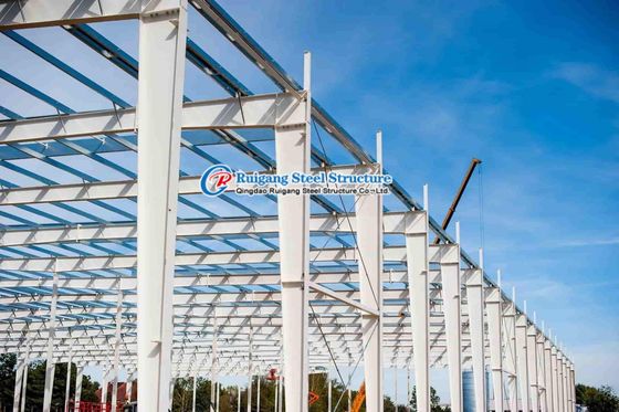 Q235 Metallschuppen Gebäude Konstruktion Konstruktion Vorgefertigte Stahlkonstruktionen Werkstatt