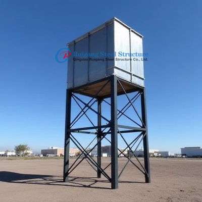 Galvanisierte Stahlkonstruktion Wasserbehälter Turm Stand für 10000 Liter Wasserbehälter in Afrika