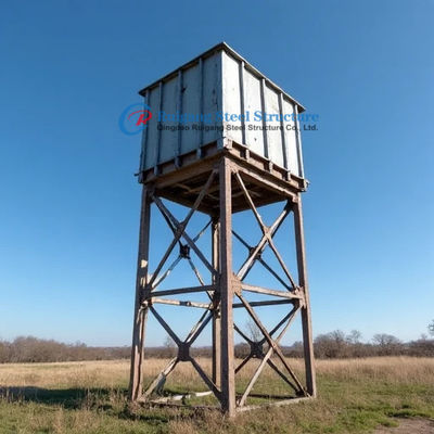 Energie Haus Wasserbehälter Stahlrahmen Wasserturm Galvanisierter Stahl Wassertank