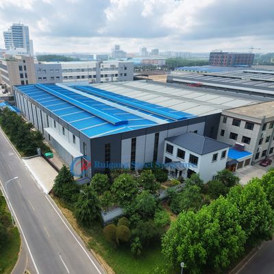 Metallbau Industriebaubau Stahlkonstruktion Rahmen gewerbliches Bürogebäude Vorgefertigtes Lager