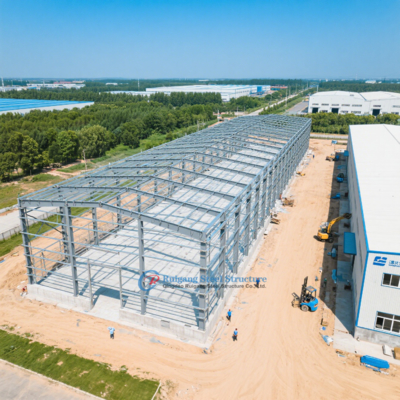 Kundenspezifische PEB-Stahlkonstruktion Industriehalle Stahlkonstruktion Schaumstoffwerk