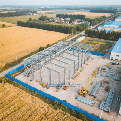 Vorgefertigte PEB-Stahlkonstruktion Industriehalle