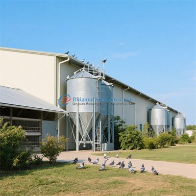 Individuelle Stahlkonstruktion Geflügelhaus feuerfest für Milchfarmen