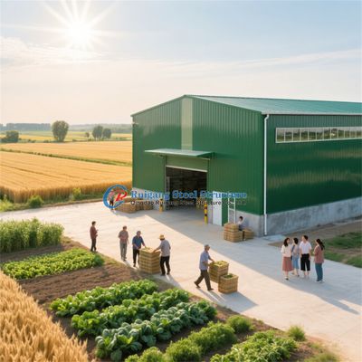 Anpassungsfähige vorgefertigte Stahlkonstruktionen für Lagerhäuser und Einkaufszentren