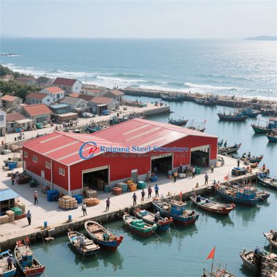 Fertiggebäude Immobilienbau Stahlkonstruktionsgebäude