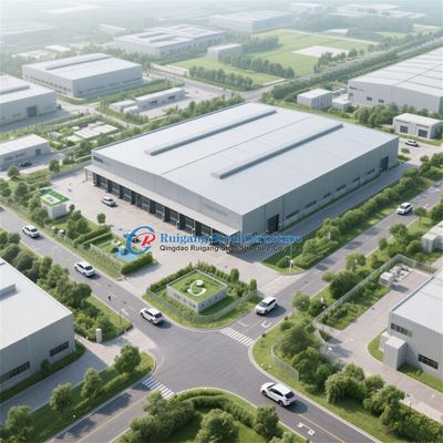 Vorgefertigte Stahlrahmenkonstruktion Fertigbau Lagergarage Metallgebäude