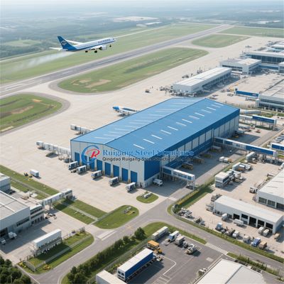 Vorgefertigte feuerfeste Stahlkonstruktion Rahmen Werkstatt Lagerhaus Hangar Gebäude