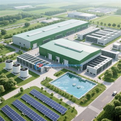 Kundenspezifisches industrielles vorgefertigtes Stahlgebäude in Metallleichtbauweise